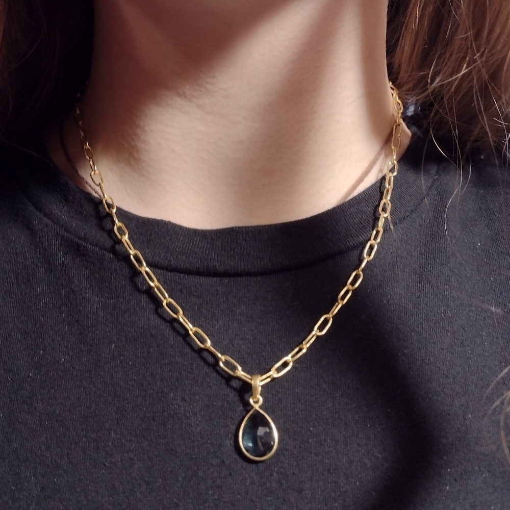 Fair Trade Crystal Pendant Necklace.